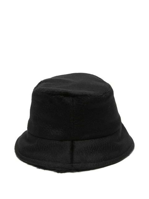 Max Mara logo-plaque bucket hat - Black - zdjęcie produktu nr 2