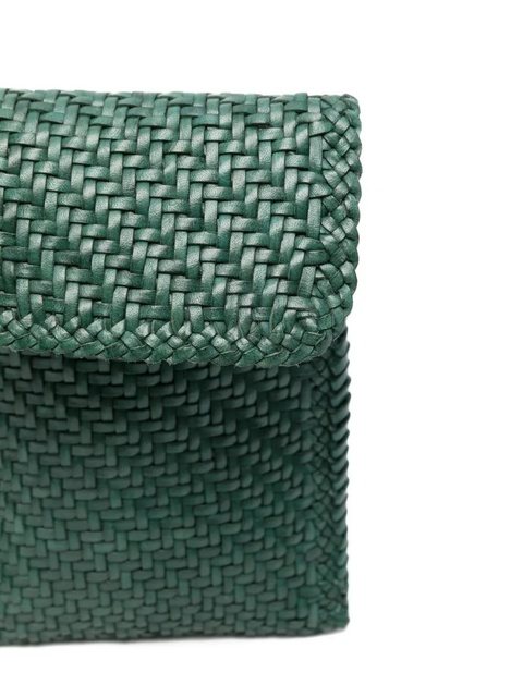 DRAGON DIFFUSION woven braided cross body bag - BLUE AND GREEN - zdjęcie produktu nr 2