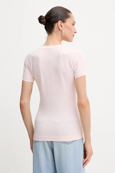 Guess t-shirt damski kolor różowy W5YI05 J1314 - zdjęcie produktu nr 2