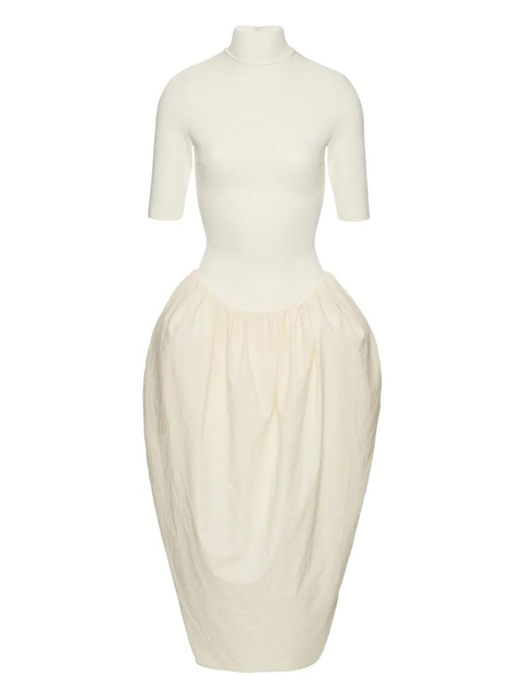 Magda Butrym high-neck asymmetric dress - Neutrals - zdjęcie produktu nr 1