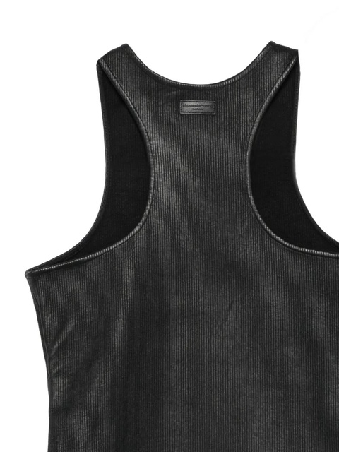 Alexander Wang ribbed tank top - Black - zdjęcie produktu nr 2