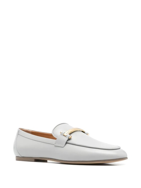 Tod's leather loafers - Grey - zdjęcie produktu nr 2