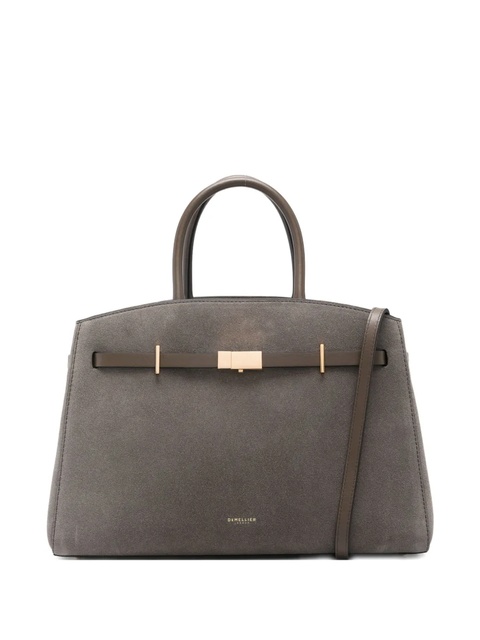 DeMellier Midi Hudson suede bag - Green - zdjęcie produktu nr 1