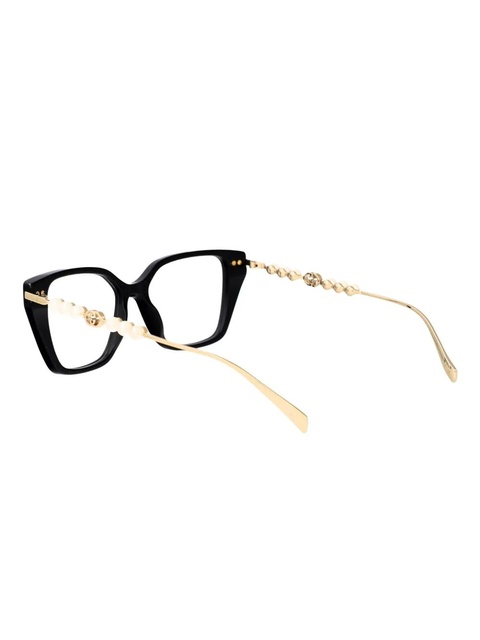 Gucci Eyewear pearl-embellished cat-eye frame glasses - Black - zdjęcie produktu nr 2
