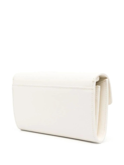 PINKO Love One leather crossbody bag - White - zdjęcie produktu nr 2