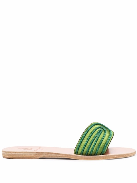 Ancient Greek Sandals The Harness slides - Green - zdjęcie produktu nr 1