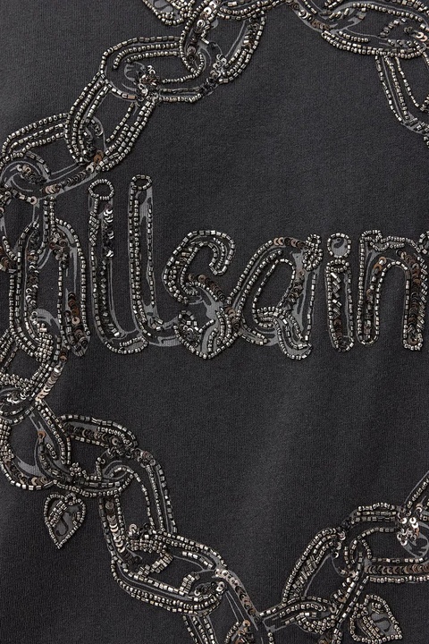 AllSaints t-shirt DRIP damski kolor czarny W061JD - zdjęcie produktu nr 2