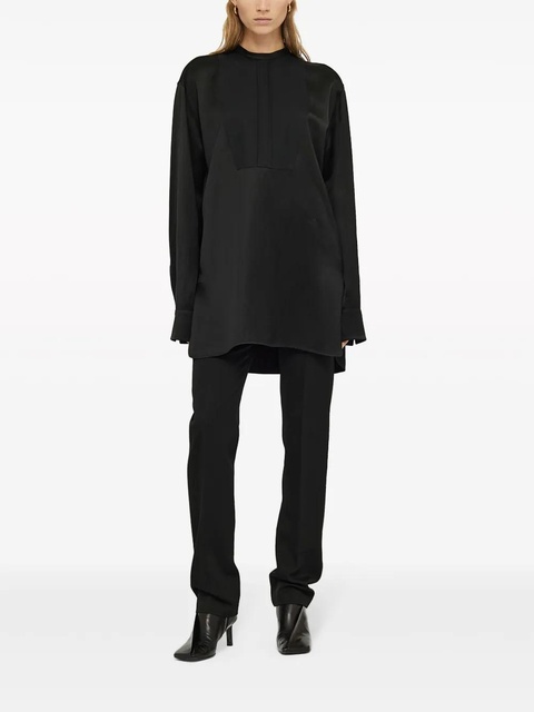 Jil Sander Thursday P.M. linen-blend shirt - Black - zdjęcie produktu nr 2