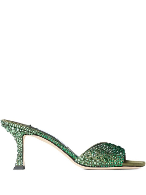 Jimmy Choo 70mm crystal sandals - Green - zdjęcie produktu nr 1
