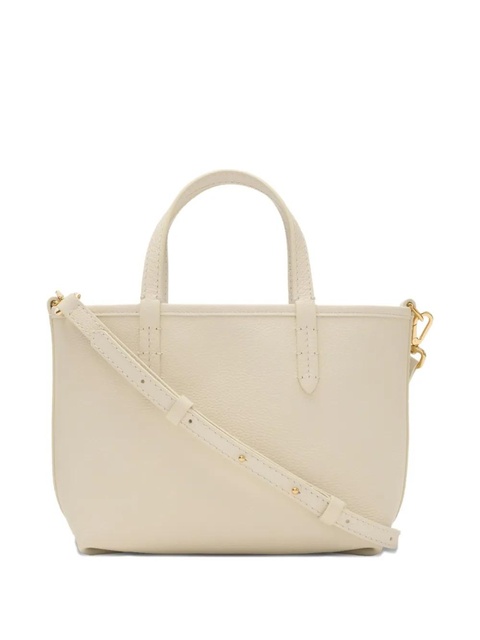 Burberry small Bloomsbury grained-leather reversible check tote bag - Neutrals - zdjęcie produktu nr 2