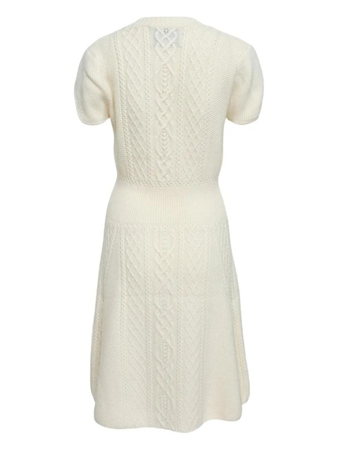 3.1 Phillip Lim cable-knit short-sleeve midi dress - Neutrals - zdjęcie produktu nr 2