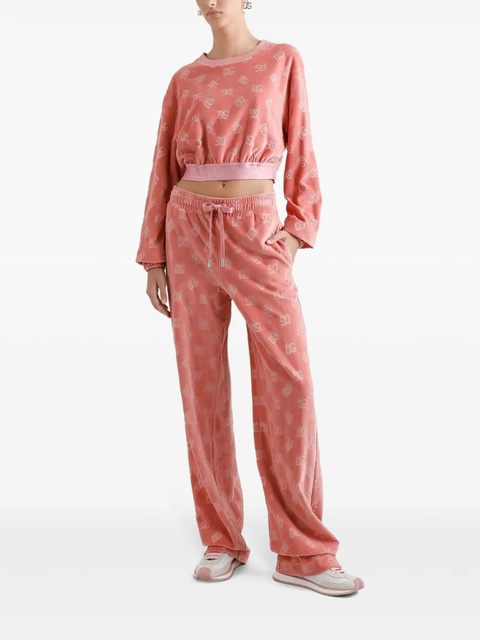 Dolce & Gabbana DNA logo-jacquard track pants - Pink - zdjęcie produktu nr 2