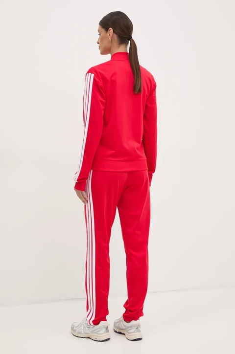 adidas dres 3-Stripes damski kolor czerwony JD2684 - zdjęcie produktu nr 2