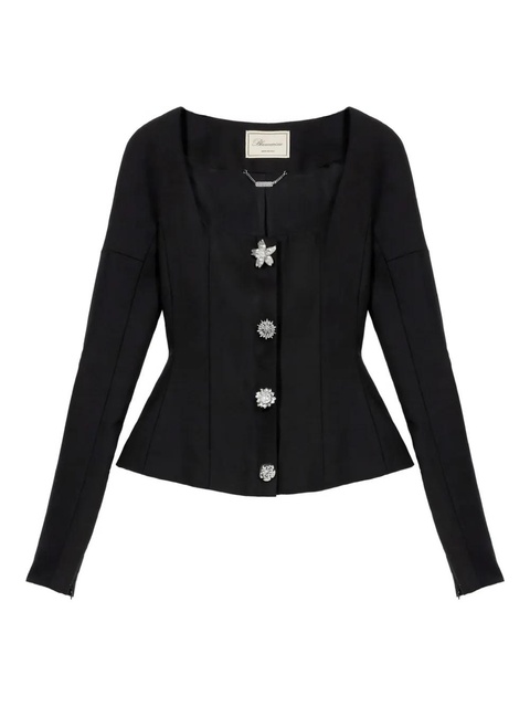 Blumarine peplum jacket - Black - zdjęcie produktu nr 1