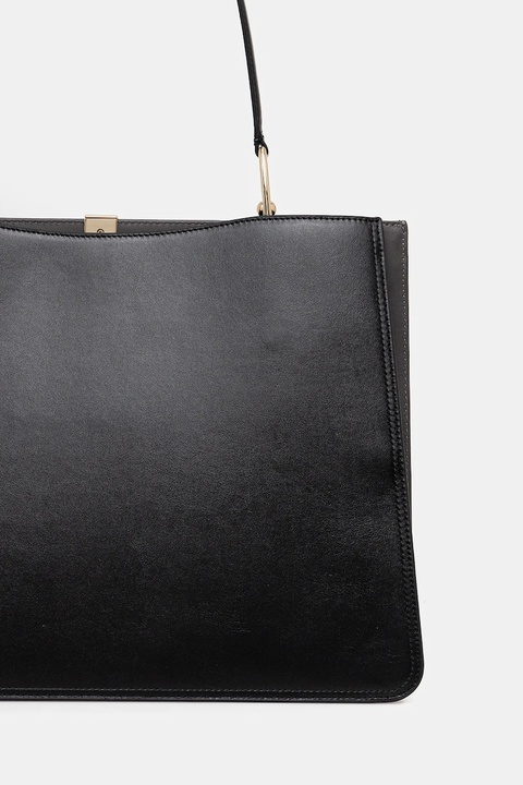 Furla torebka skórzana kolor czarny WB01803.BX4253.4427S - zdjęcie produktu nr 1