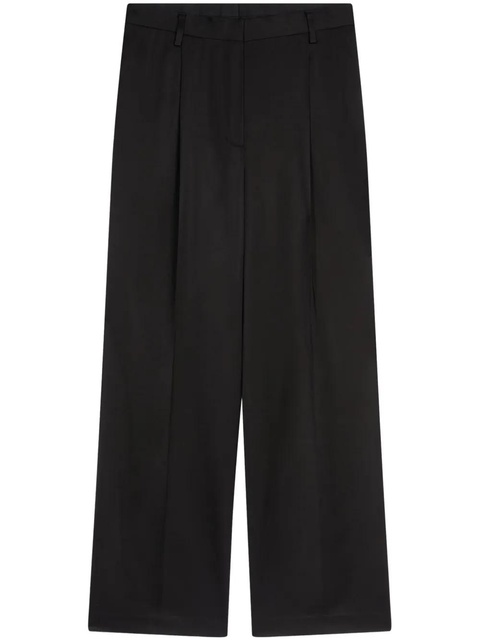 DRIES VAN NOTEN pleated palazzo pants - Black - zdjęcie produktu nr 1