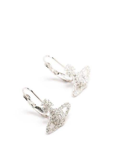 Vivienne Westwood Grace Orb crystal drop earrings - Silver - zdjęcie produktu nr 1