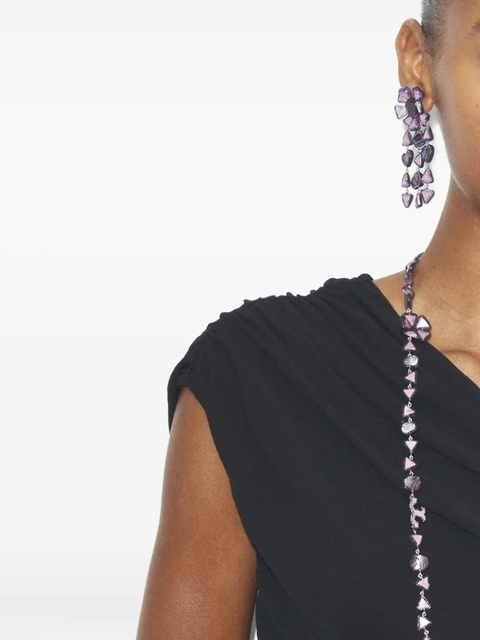 Tory Burch Curiosity Chandelier earrings - Purple - zdjęcie produktu nr 1