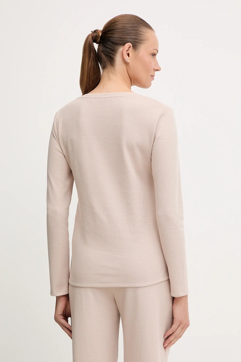 BOSS longsleeve lounge kolor beżowy 50550316 - zdjęcie produktu nr 2