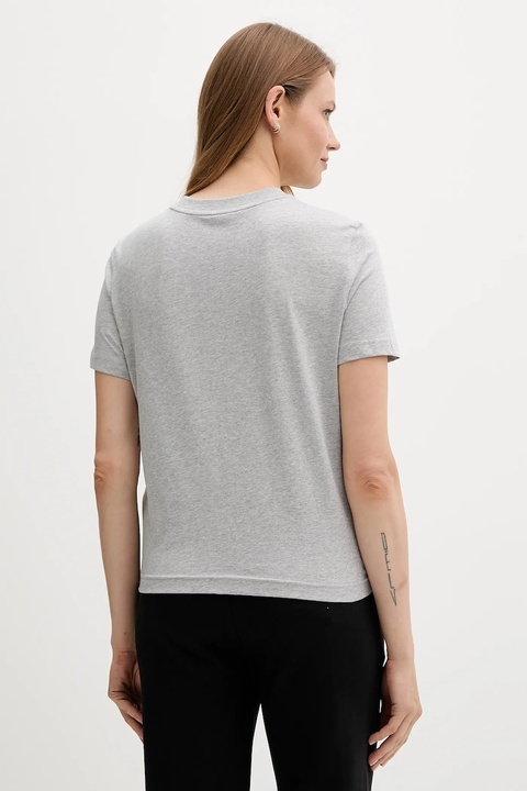 Calvin Klein Jeans t-shirt bawełniany damski kolor szary LV047D210G - zdjęcie produktu nr 1