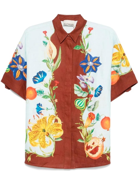 ALEMAIS Dahlia shirt - Blue - zdjęcie produktu nr 1