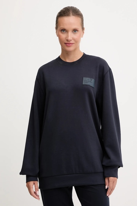 EA7 Emporio Armani bluza damska kolor granatowy z aplikacją AF13790.7X000129 - zdjęcie produktu nr 1