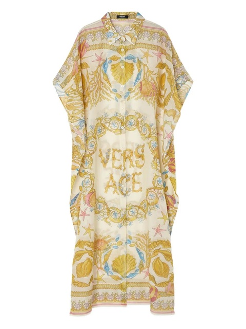 Versace Underwater Barocco cover-up dress - Gold - zdjęcie produktu nr 1