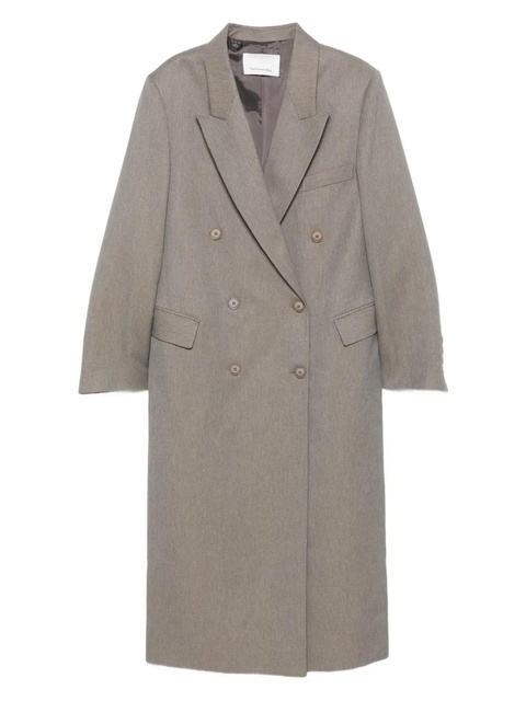 The Frankie Shop double-breasted peak-lapel coat - Grey - zdjęcie produktu nr 1