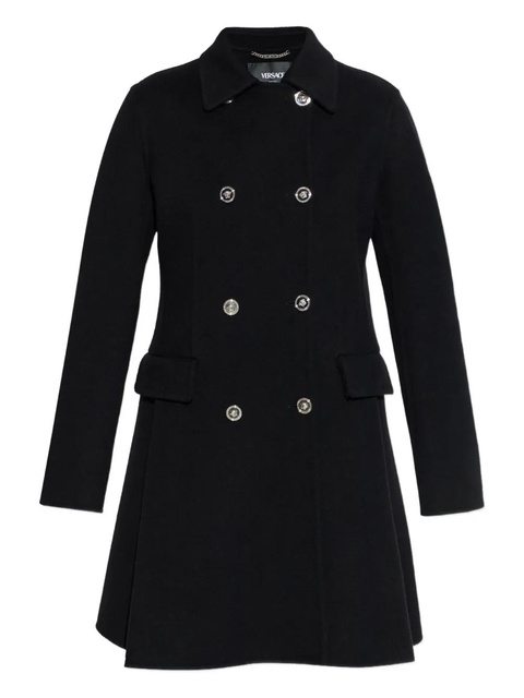 Versace double-breasted coat - Black - zdjęcie produktu nr 1