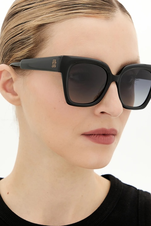 Tommy Hilfiger okulary przeciwsłoneczne damskie kolor czarny TH 2285/S - zdjęcie produktu nr 1