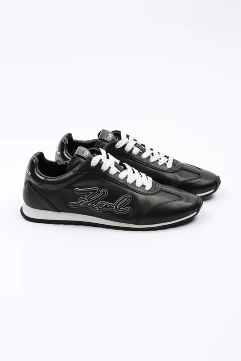 Karl Lagerfeld sneakersy skórzane VENUS kolor czarny KL65911A - zdjęcie produktu nr 2
