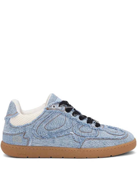 GANNI panelled sneakers - Blue - zdjęcie produktu nr 1
