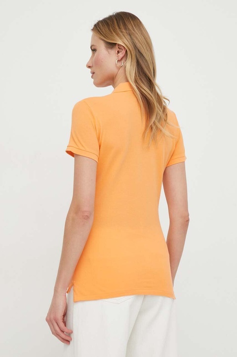 Polo Ralph Lauren polo damski kolor pomarańczowy - zdjęcie produktu nr 2