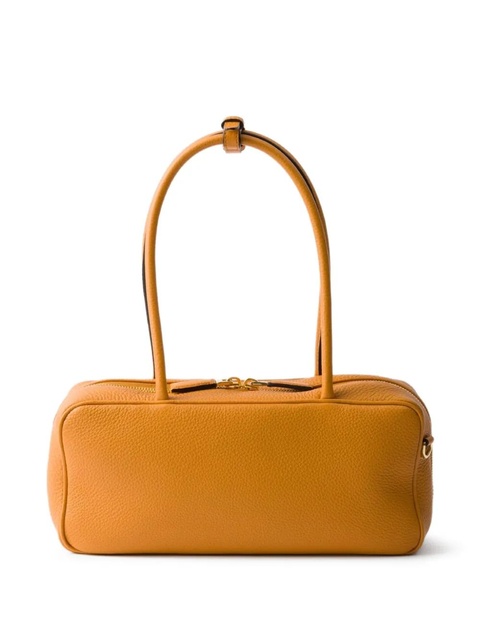 Prada medium leather shoulder bag - Orange - zdjęcie produktu nr 2