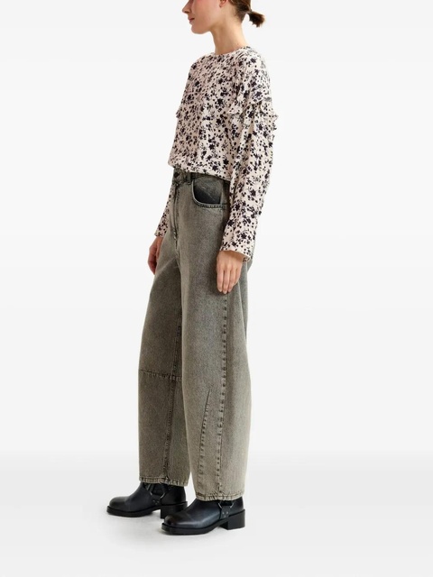 Essentiel Antwerp twisted-seam barrel jeans - Grey - zdjęcie produktu nr 2