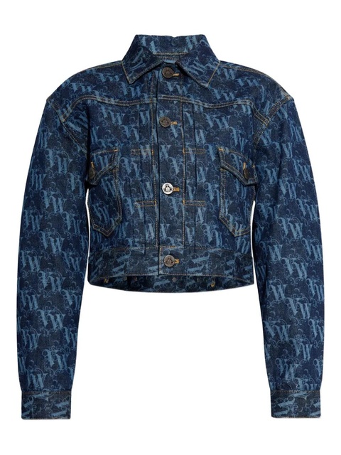 Vivienne Westwood buttoned patterned jacket - Blue - zdjęcie produktu nr 1