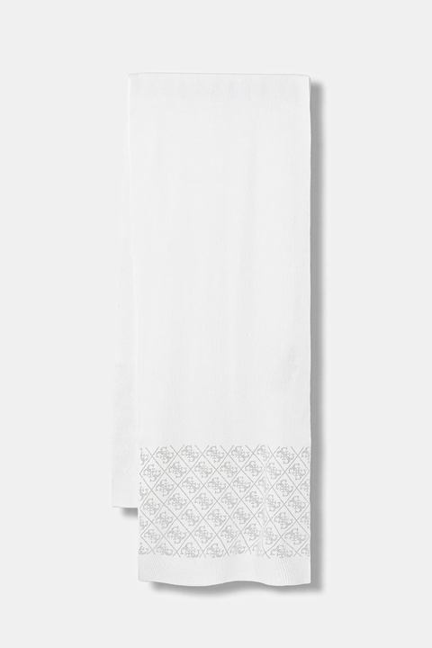 Guess szalik NORA damski kolor biały z aplikacją W5BZ21 Z2NQ2 - zdjęcie produktu nr 2