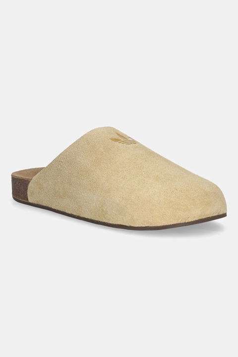 adidas Originals klapki zamszowe Adimule damskie kolor beżowy JR3587 - zdjęcie produktu nr 1