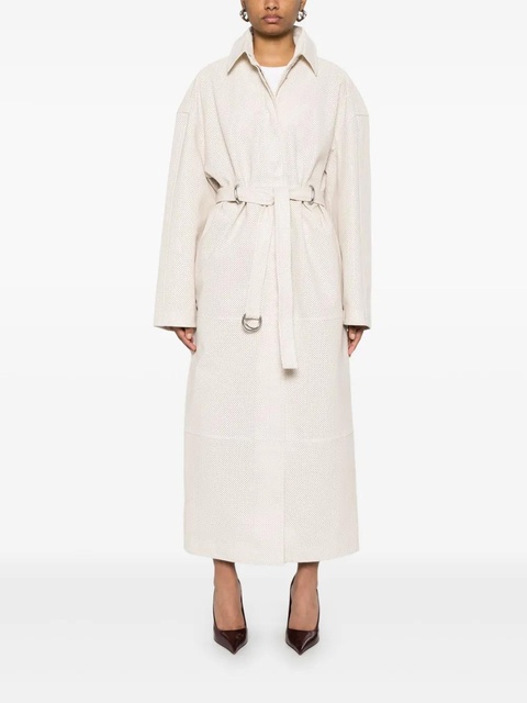 Sportmax perforated coat - Neutrals - zdjęcie produktu nr 1