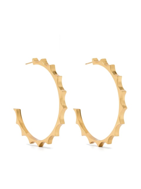 Maje tapered hoop earrings - Gold - zdjęcie produktu nr 1