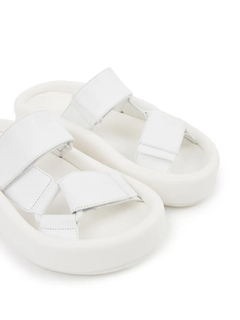 MM6 Maison Margiela Webbing leather sandals - White - zdjęcie produktu nr 2