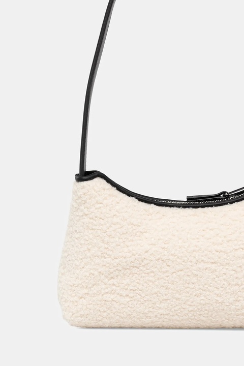 Tommy Jeans torebka kolor beżowy AW0AW18011 - zdjęcie produktu nr 2