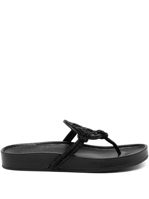 Tory Burch embellished sandals - Black - zdjęcie produktu nr 1