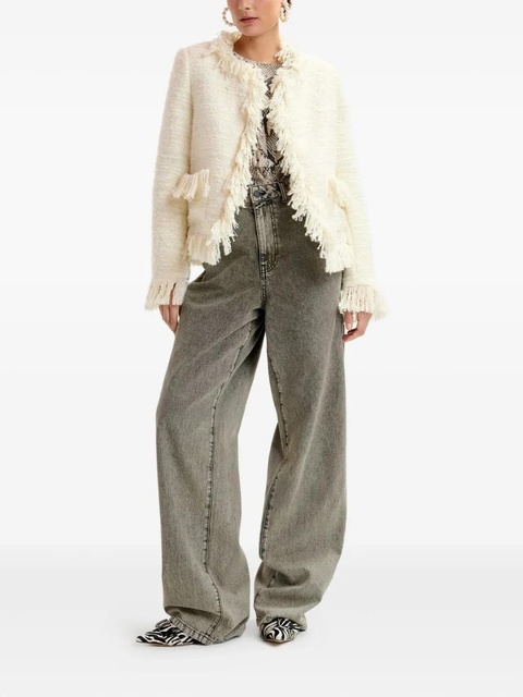 Essentiel Antwerp fringe tweed jacket - Neutrals - zdjęcie produktu nr 2