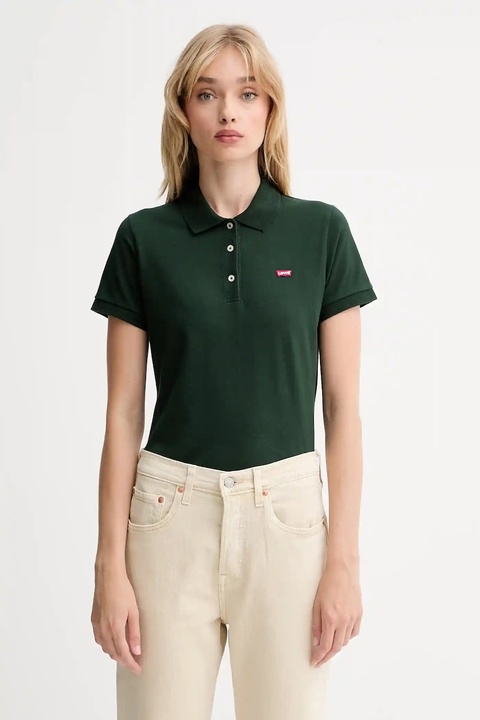 Levi's polo damski kolor zielony 001F2 - zdjęcie produktu nr 1