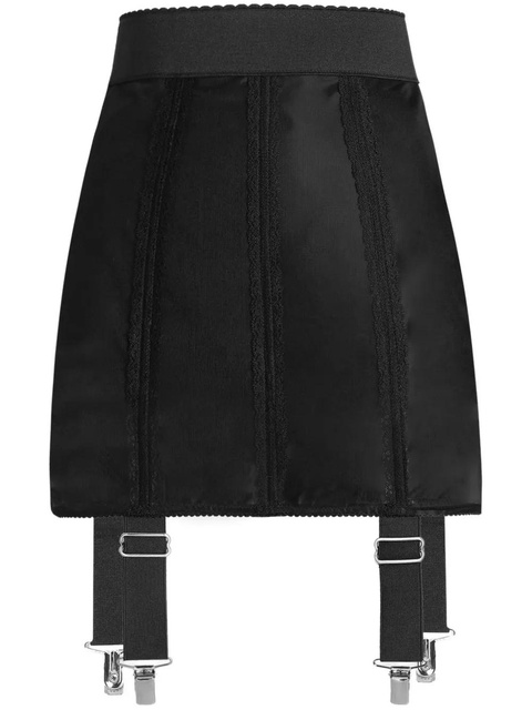 Dolce & Gabbana suspender mini skirt - Black - zdjęcie produktu nr 2