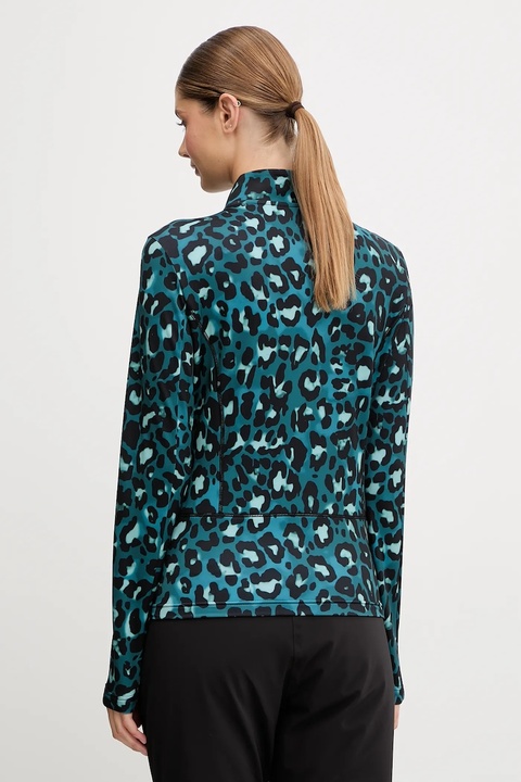 EA7 Emporio Armani bluza sportowa kolor turkusowy z nadrukiem AF14634.7W000396 - zdjęcie produktu nr 2