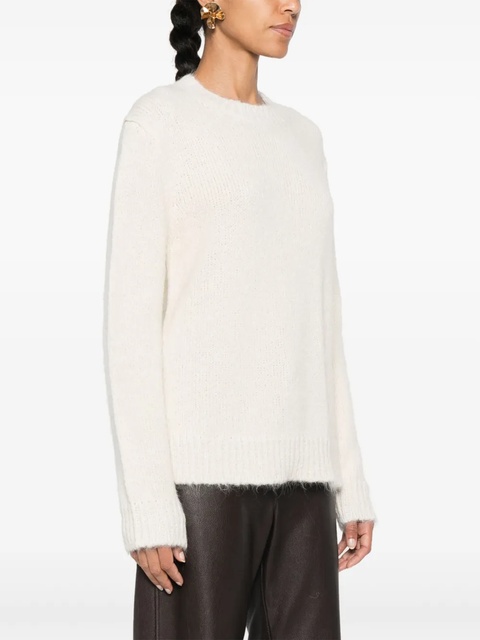 Jil Sander crew-neck sweater - White - zdjęcie produktu nr 2