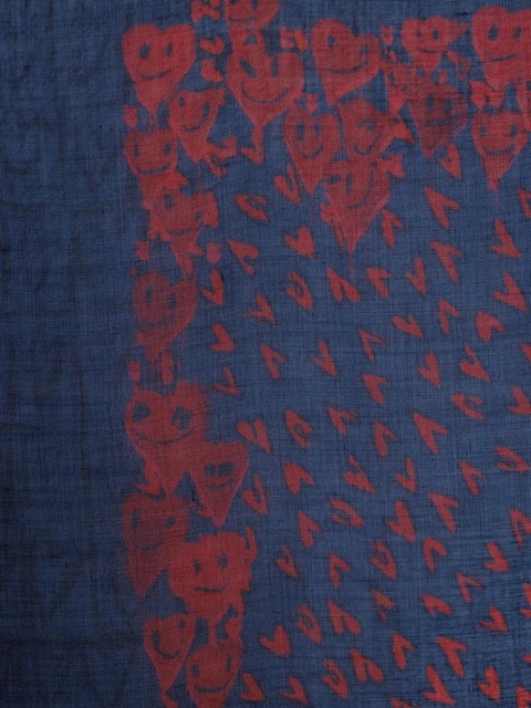 Zadig&Voltaire Kerry heart scarf - Blue - zdjęcie produktu nr 2