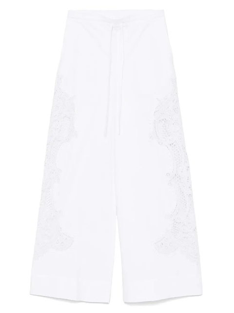 Essentiel Antwerp lace-detailed trousers - White - zdjęcie produktu nr 1